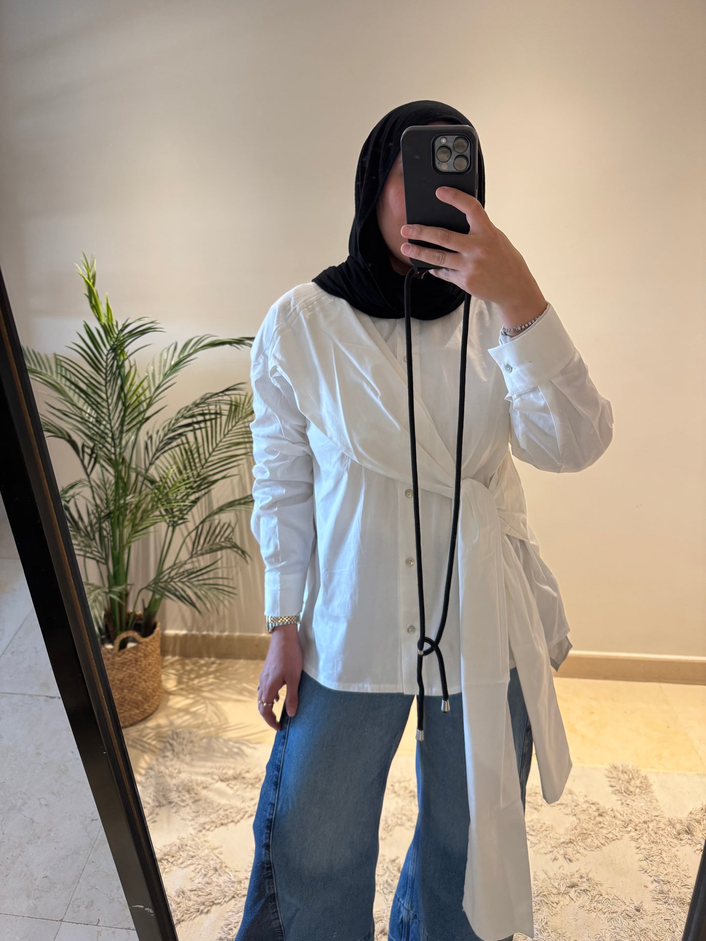 White NOT SO BASIC Blouse