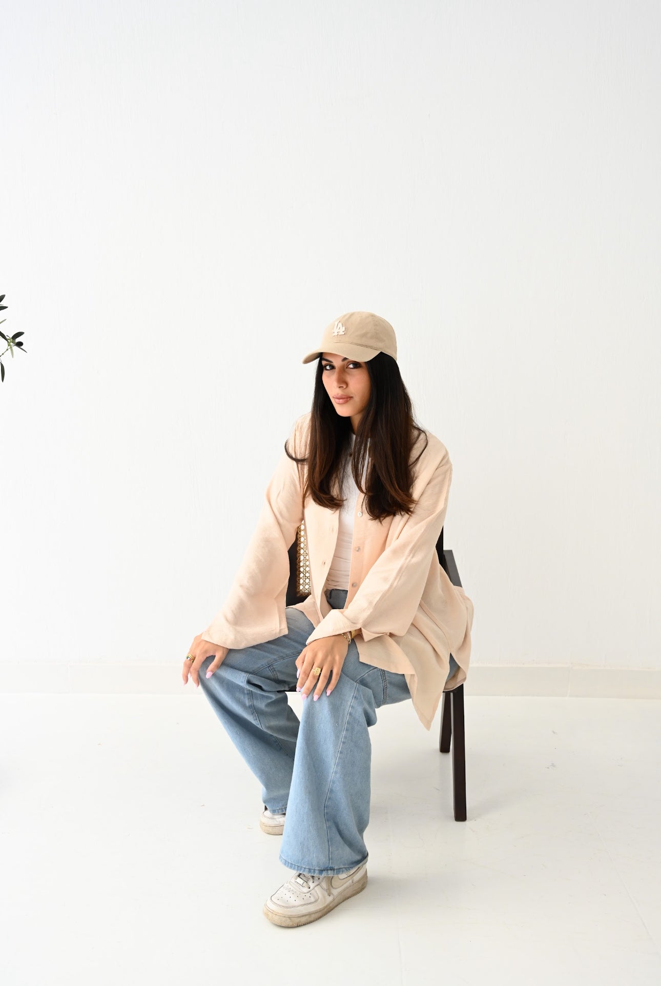 Beige Linen Blouse