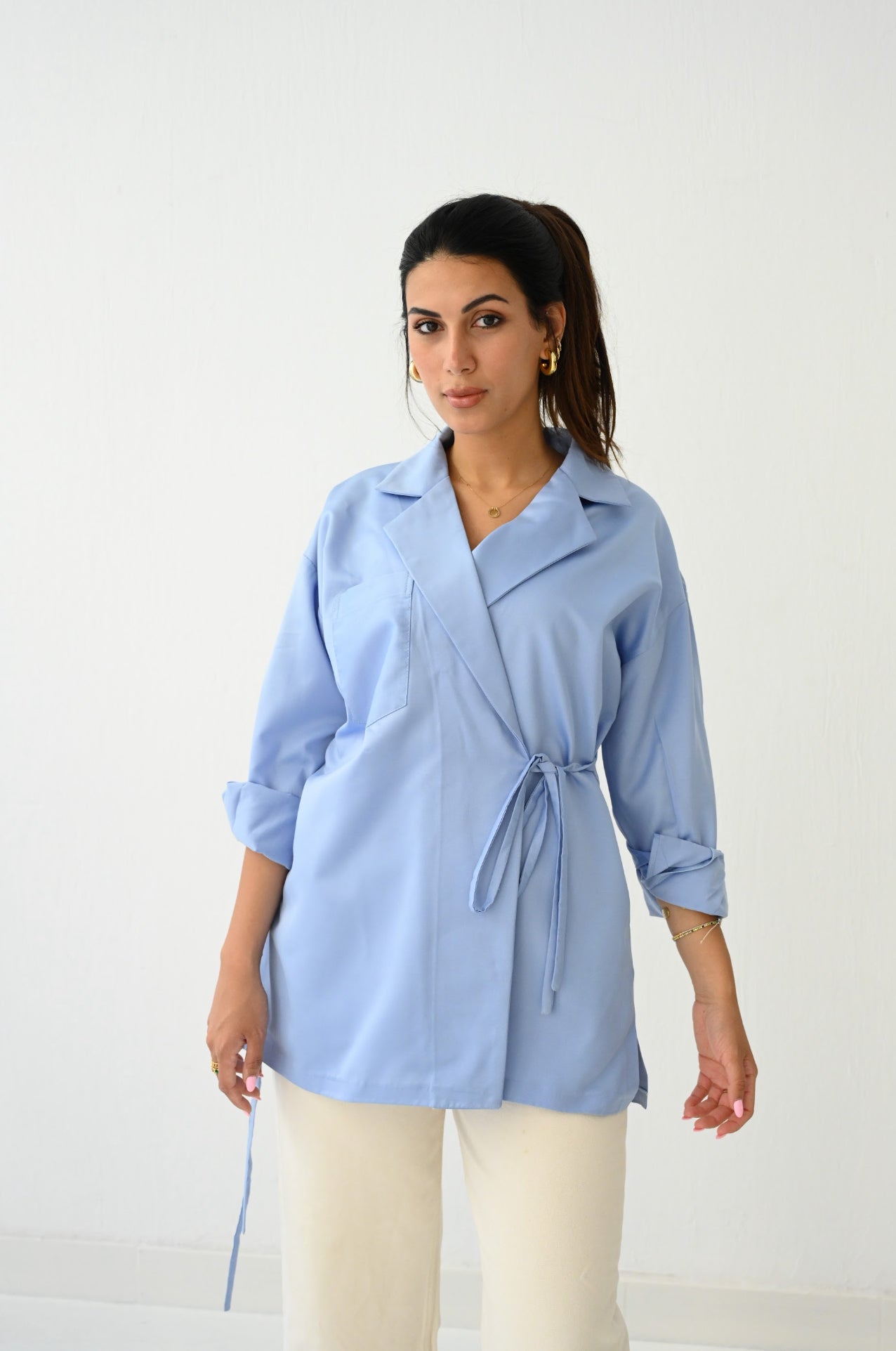 Tye Me Blue Blazer