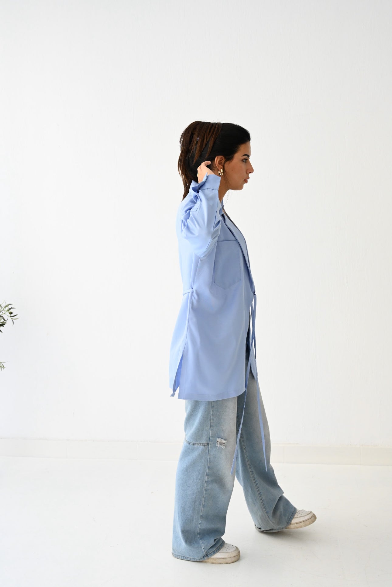 Tye Me Blue Blazer