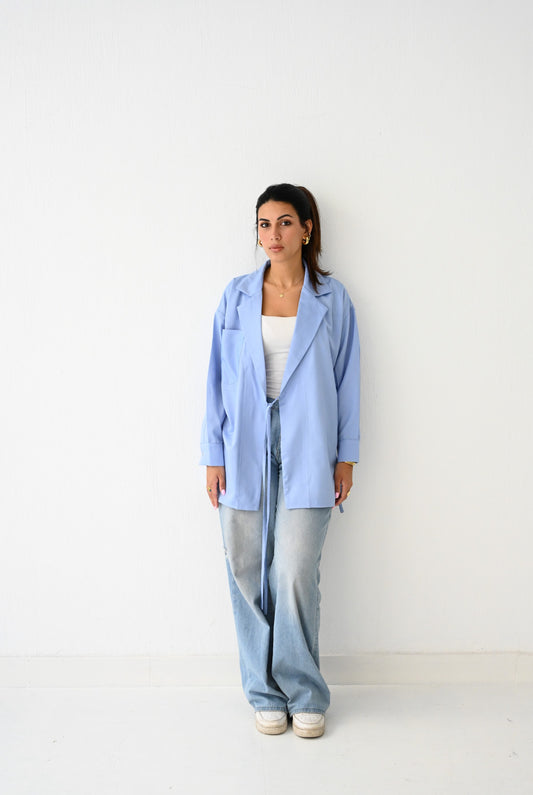 Tye Me Blue Blazer
