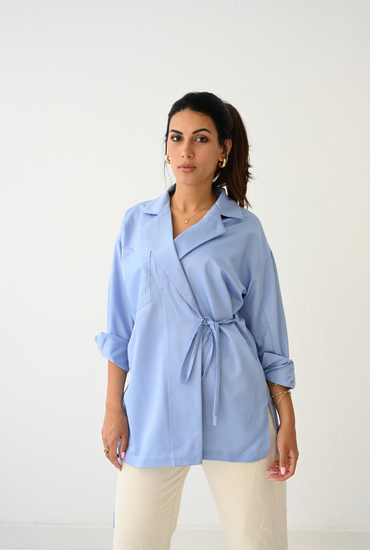 Tye Me Blue Blazer
