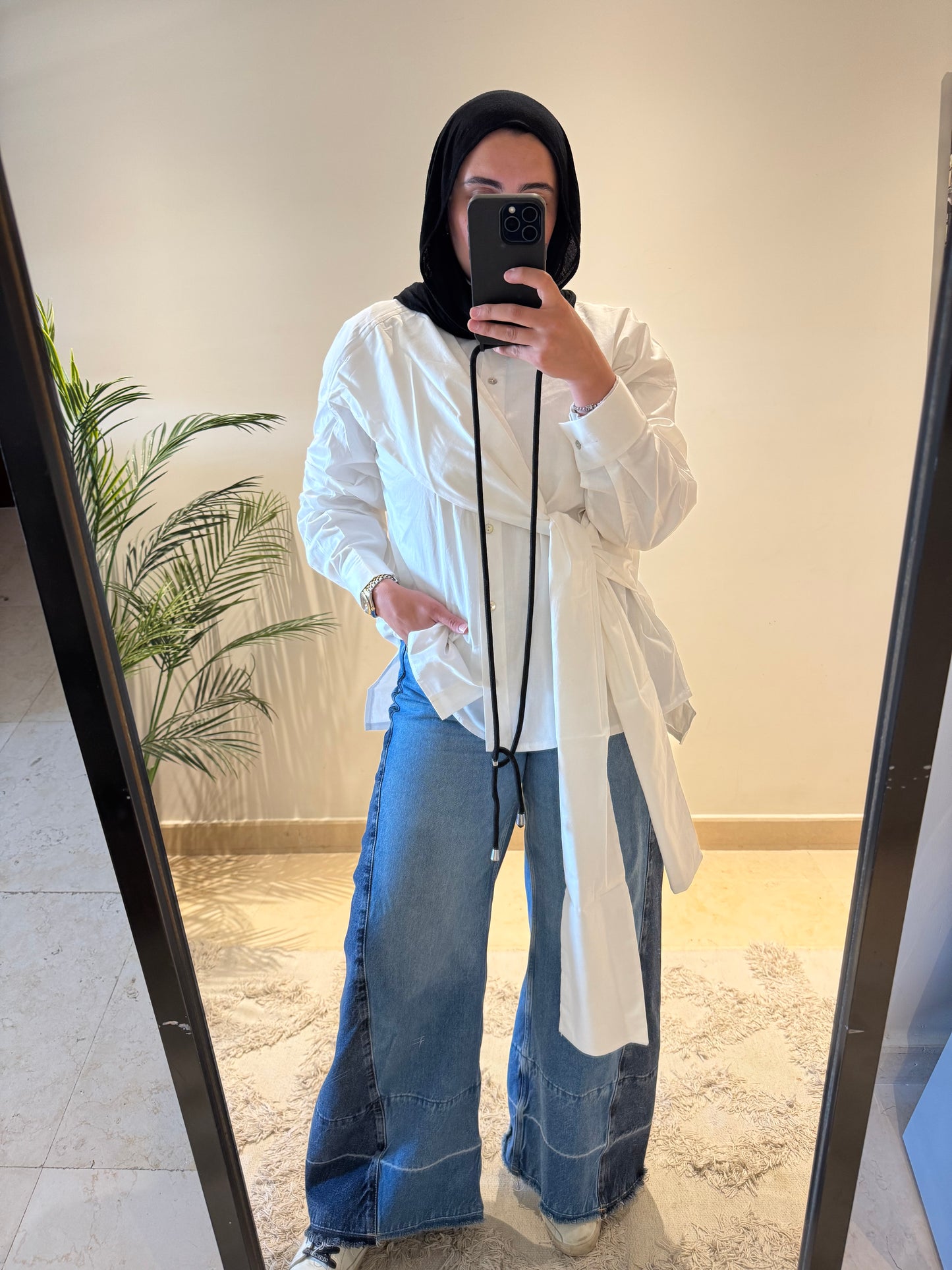 White NOT SO BASIC Blouse
