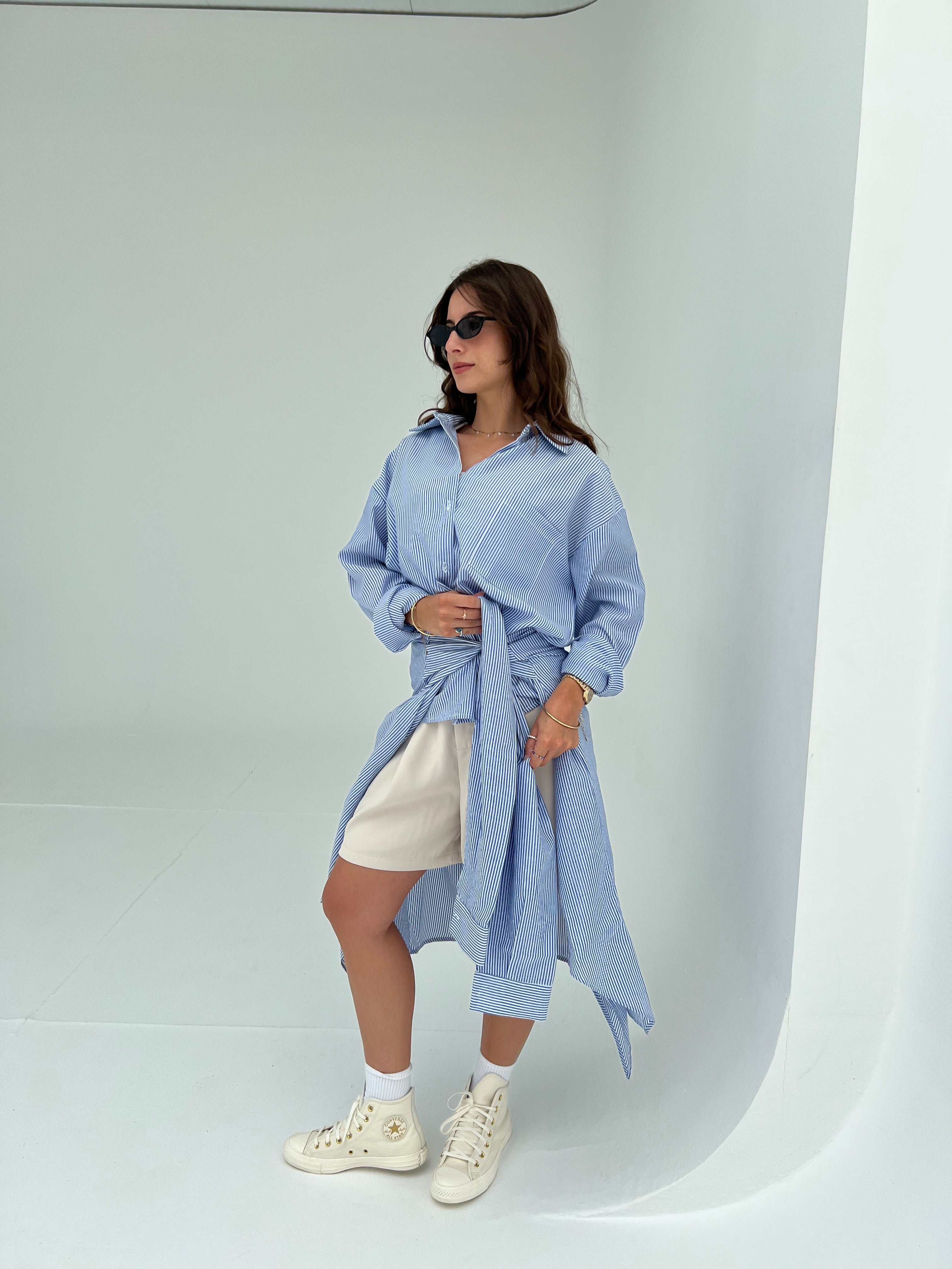 2 Pieces Blue Chemis