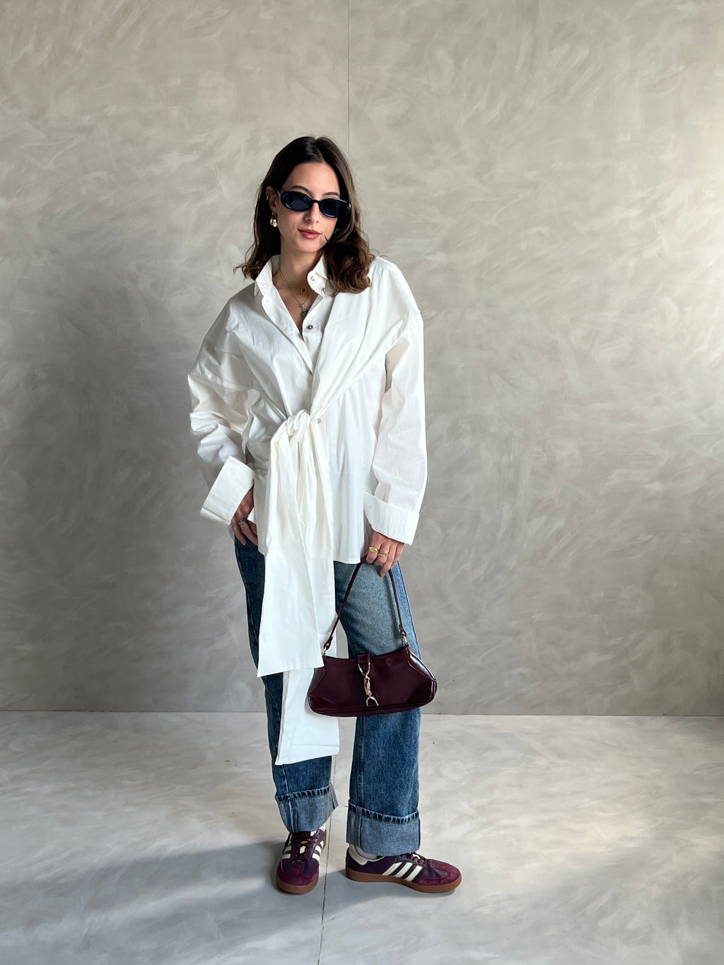 White NOT SO BASIC Blouse