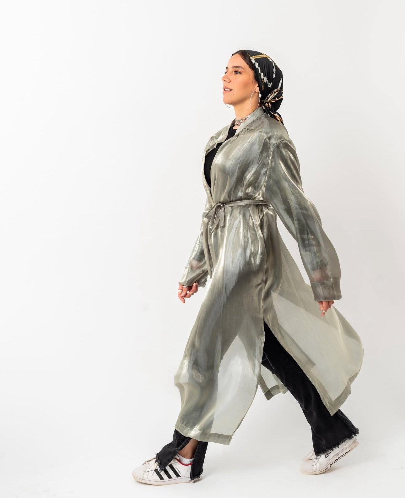 Green Organza kimono